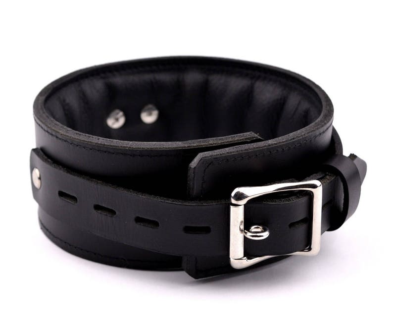 Black Premium Heavy Duty Locking Bondage Collar STUNNING - Etsy