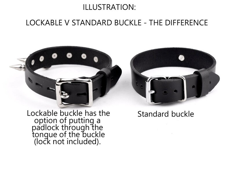 Black Leather /& Silver Love Heart Padlock Collar Handcrafted Leather BDSM Choker Mercy Industries Col25