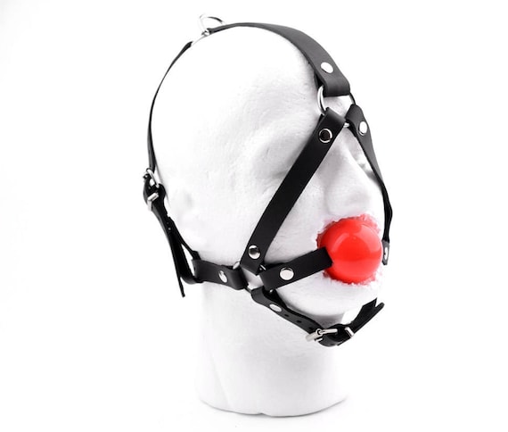 PREMIUM Heavy Duty Handcrafted Restraint Leather Harness Har17Blk
