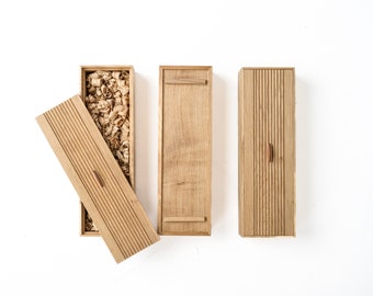 Handcrafted White Oak Spice Box | Japanese-Inspired Kitchen Storage