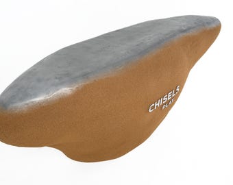Custom Reception Desk | Aluminum Powder, Cork Oak Finish