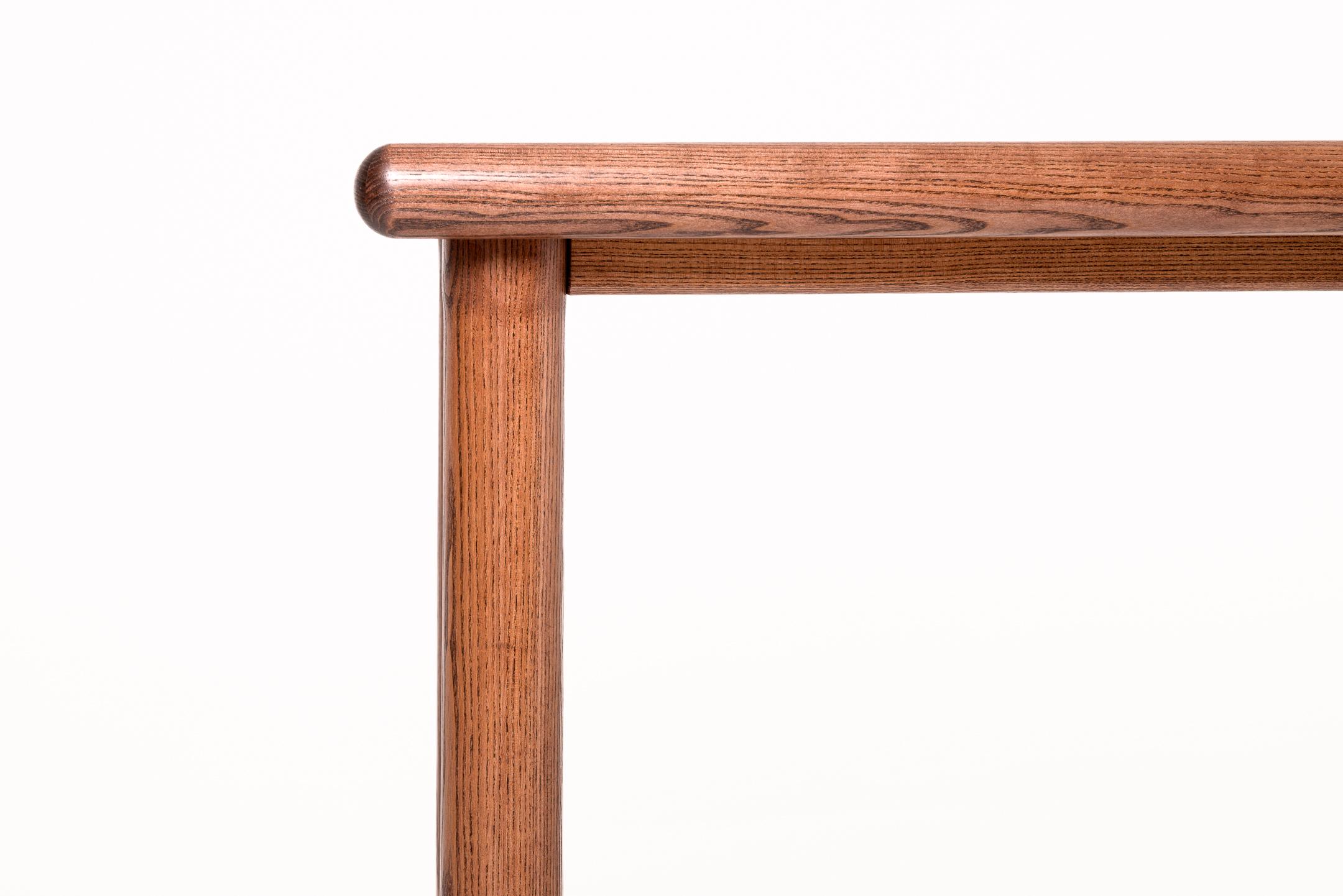 Modern Wooden Dining Table | Rounded Corners | Solid Wood Dining Table ...