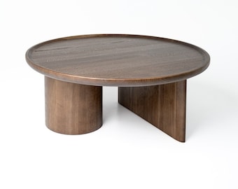 Geometric Oak Coffee Table | Modern Natural Wood Design