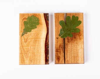 Custom Oak Wood & Epoxy Award Statue | Personalized Gift