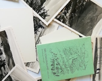 Vintage Germany Postcards Set – 1950s B&W Travel Memorabilia