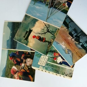 Vintage Artic  Postcards Set with Original Envelope - 1950s Artic Landscapes - Set of  5 Color Postcards,  - Retro Travel Memorabilia