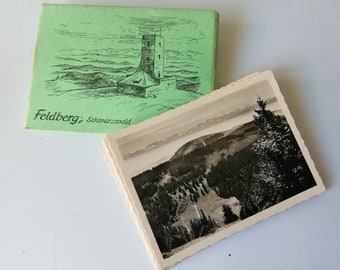 Lot de cartes postales vintage pour la Suisse : souvenirs de voyage Feldberg N&B des années 1950
