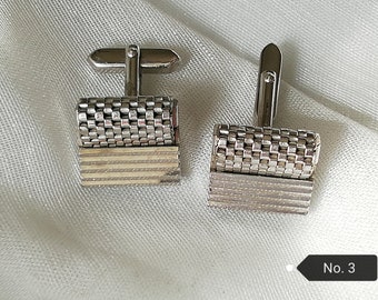 Lot De 4 Paires De Boutons De Manchettes Anciens – Occasion Très Bon état – Style Vintage