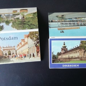 Vintage USSR & East Germany Postcard Collection: Dresden and Potsdam Memorabilia