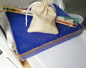 Vintage Sewing Box Complete with Antique Accessories