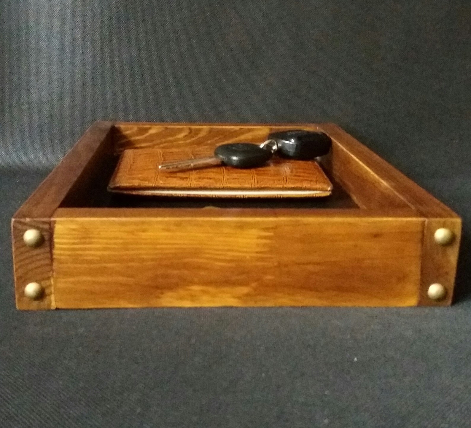 Catchall tray wood Catch all tray Wooden valet tray Edc tray Etsy