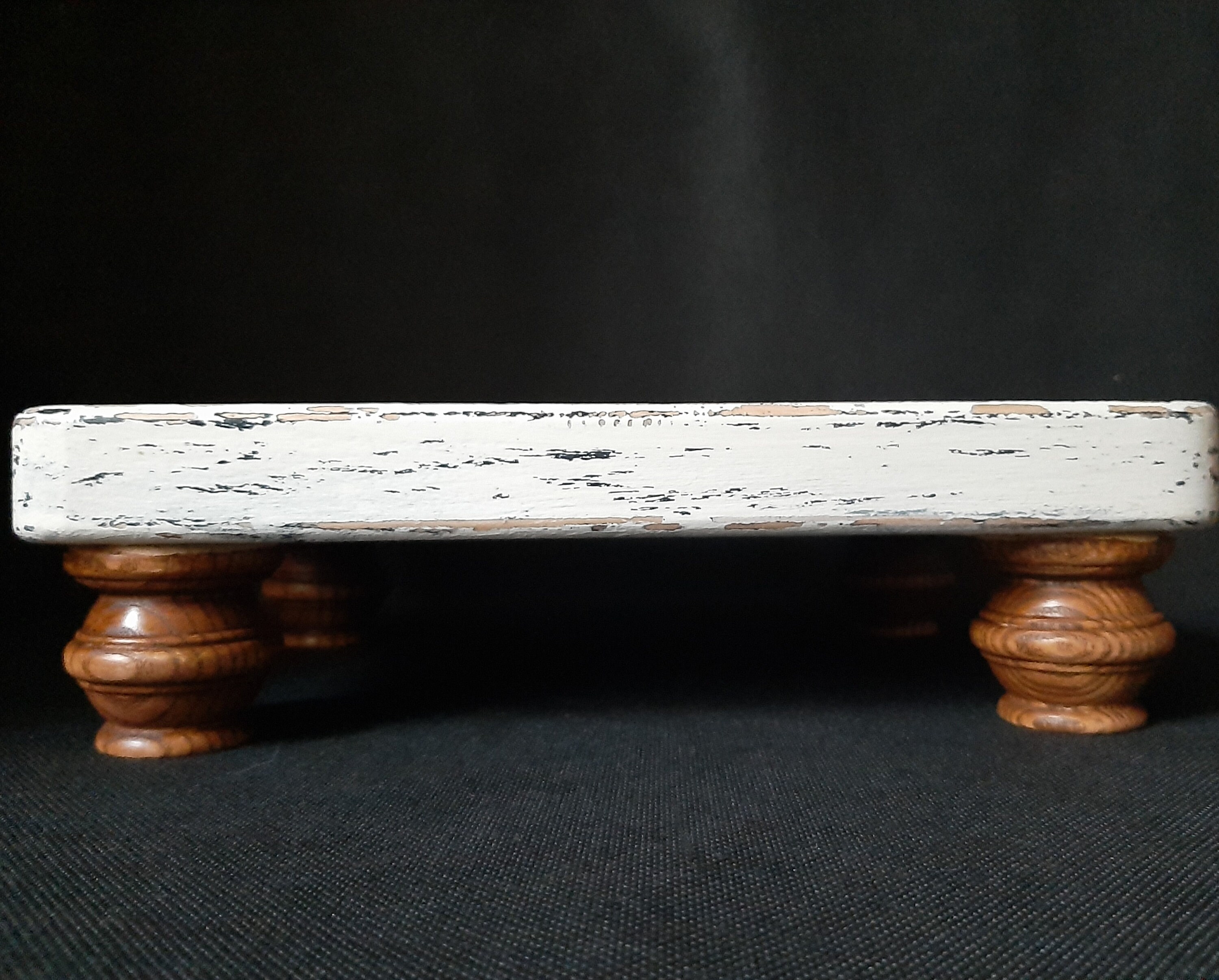 Wooden farmhouse riser Wood kitchen stand riser Rustic wood Etsy