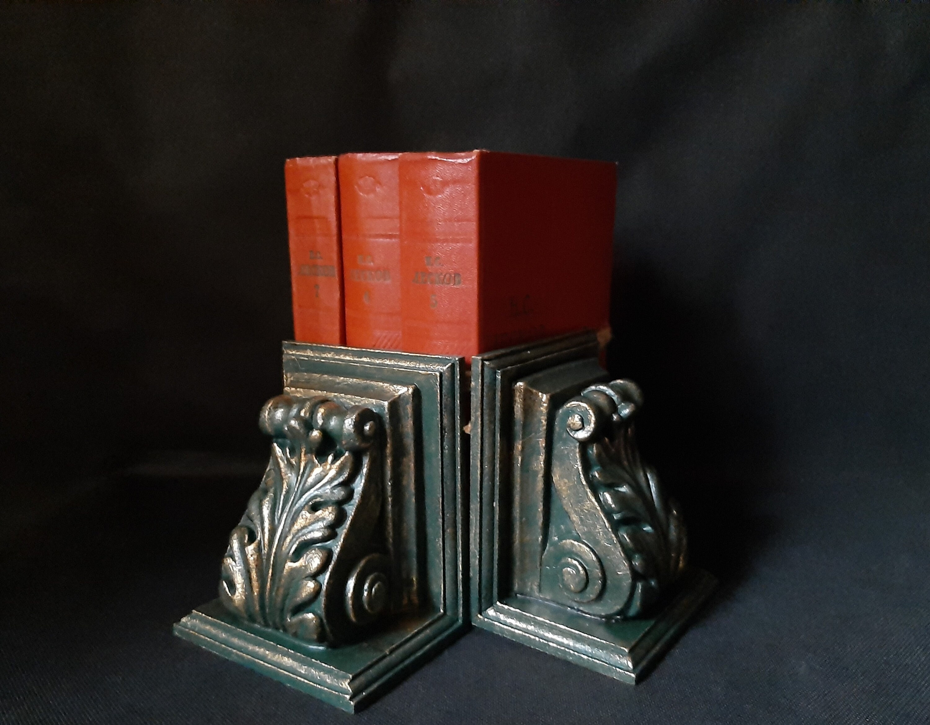 A pair handmade bookends Unique decorative book ends for | Etsy