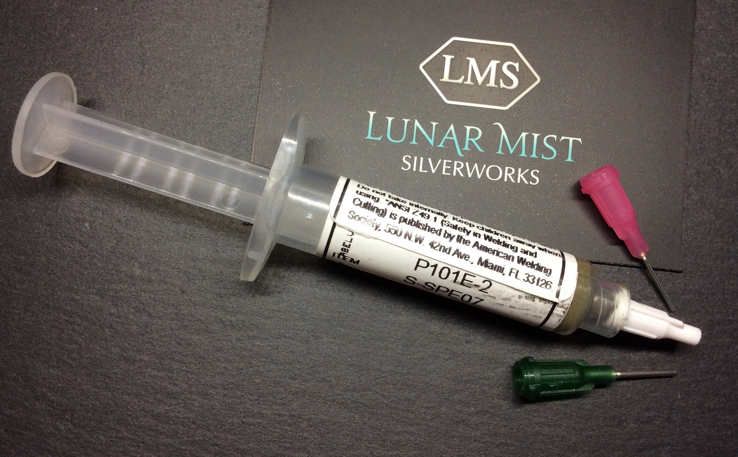 Silver Solder Paste Syringe Medium 7gram Etsy