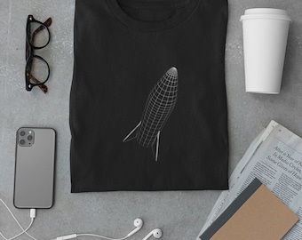 Space-X BFR Wireframe T-Shirt