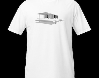 Architecture T-Shirt - Modernist Classics - Farnsworth House - Mies van der Rohe