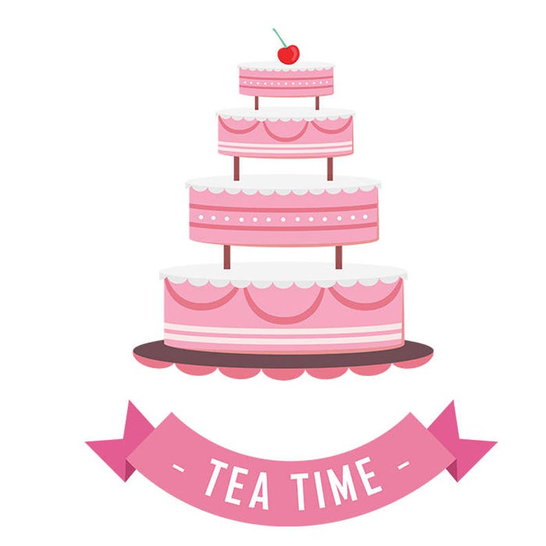 Tea Time Clipart Tea Party Clip Art Cake Graphic Cupcake - Etsy Hong Kong