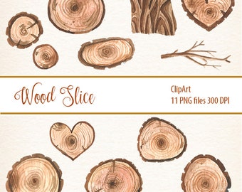 Wooden Slices Wood Clipart Board Frames Heart Download Wood