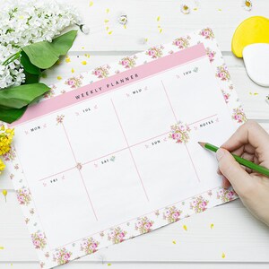 Shabby Chic Planner Printable Weekly Planner Temple Digital File ...