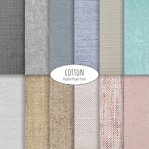 Cotton texture fabric digital paper textile backgrounds cloth paper texture Digital paper