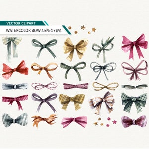 Arco clipart Arcos aquarela clip art Ribbon Elements Instant Download Vector Clipart Uso comercial ok