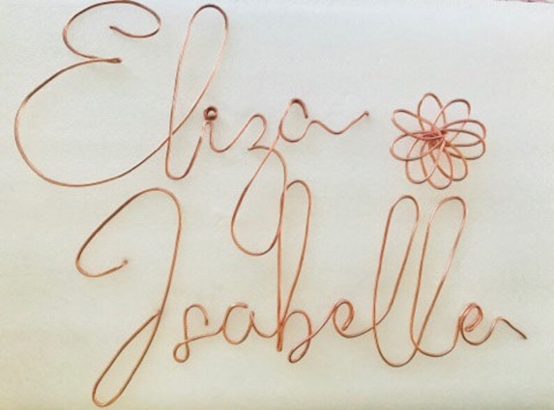 LARGE Size Wire Word Wall Art Decoration CUSTOM WORDS Etsy