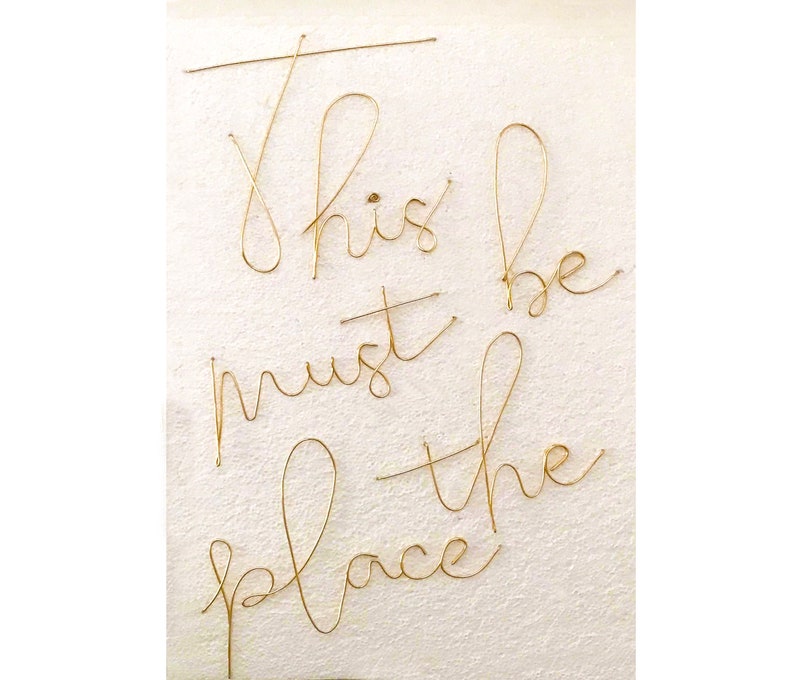 LARGE Size Wire Word Wall Art Decoration CUSTOM WORDS Etsy