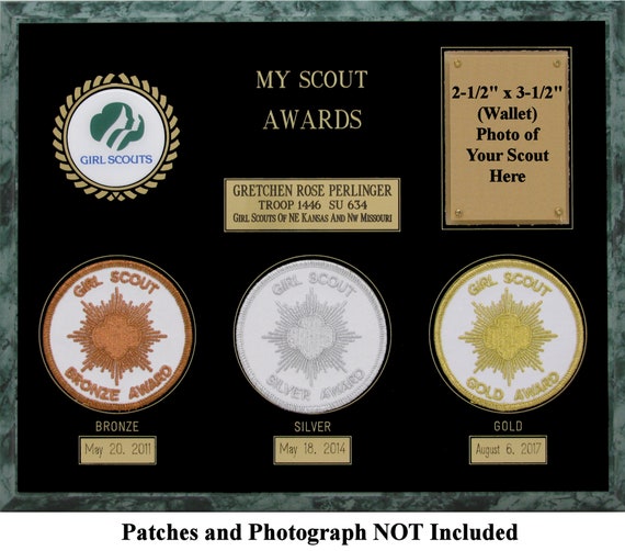 Gold Award Plaque Gold Award Ceremony Gift Girl Scout Patch