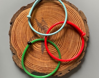 Handmade vintage knitting needle bracelet jewellery
