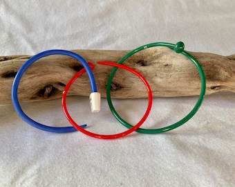 Handmade vintage knitting needle bracelet jewellery