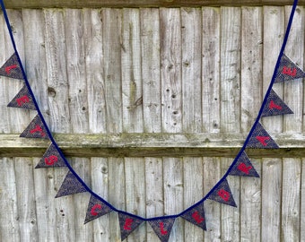 Celebration bunting, celebrate, banner, Handmade, reusable, eco friendly