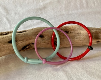 Handmade vintage knitting needle bracelet jewellery