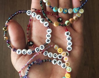 Bookish Beaded Bracelet: Fantasy Era Reader Gift