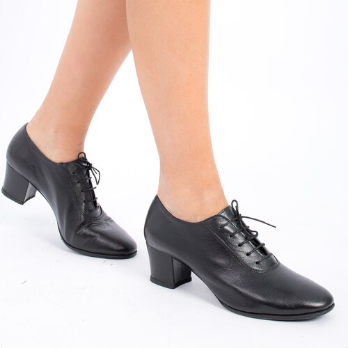 Elegant Women Oxford Dance Shoes by Very Soft Black Leather Etsy