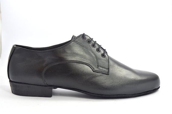 Buy Mens Argentine Tango Dance Shoes by Black Leather Online in