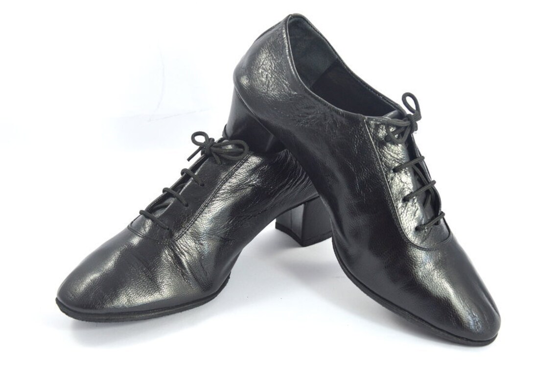Elegant Women Oxford Dance Shoes by Very Soft Black Leather Etsy
