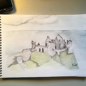 Dunluce Castle Original Drawing