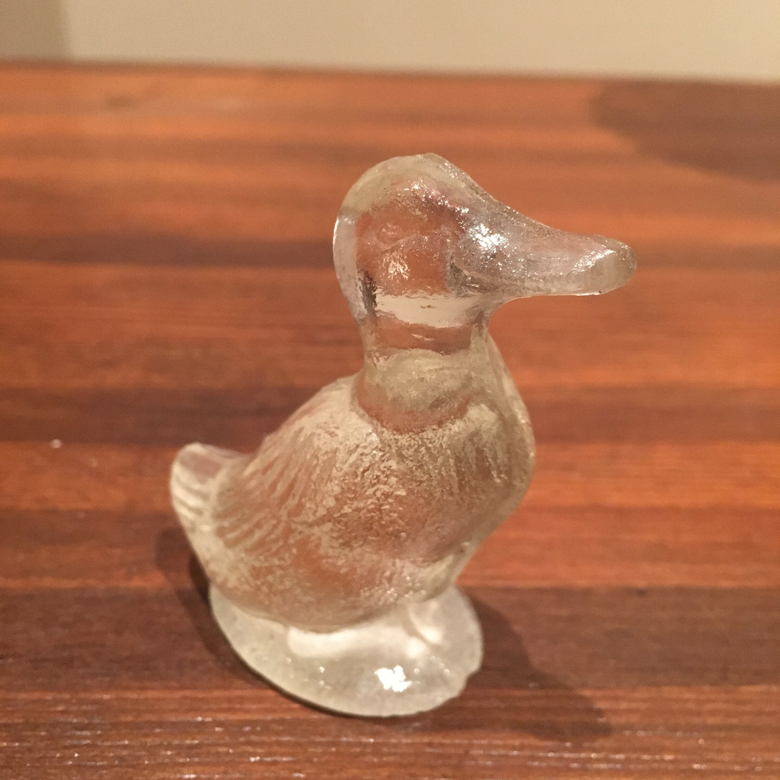 Pair of Miniature 1930's Glass Duck Figurines Etsy