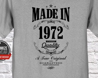 Made in 1972 shirt | Etsy Made in 1972 shirt | Etsy