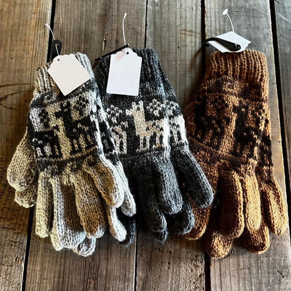 Children’s alpaca gloves