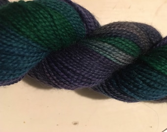 hand dyed, superwash highland wool sock yarn