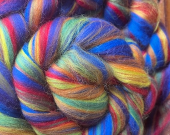 Northern lights,  19mic merino roving