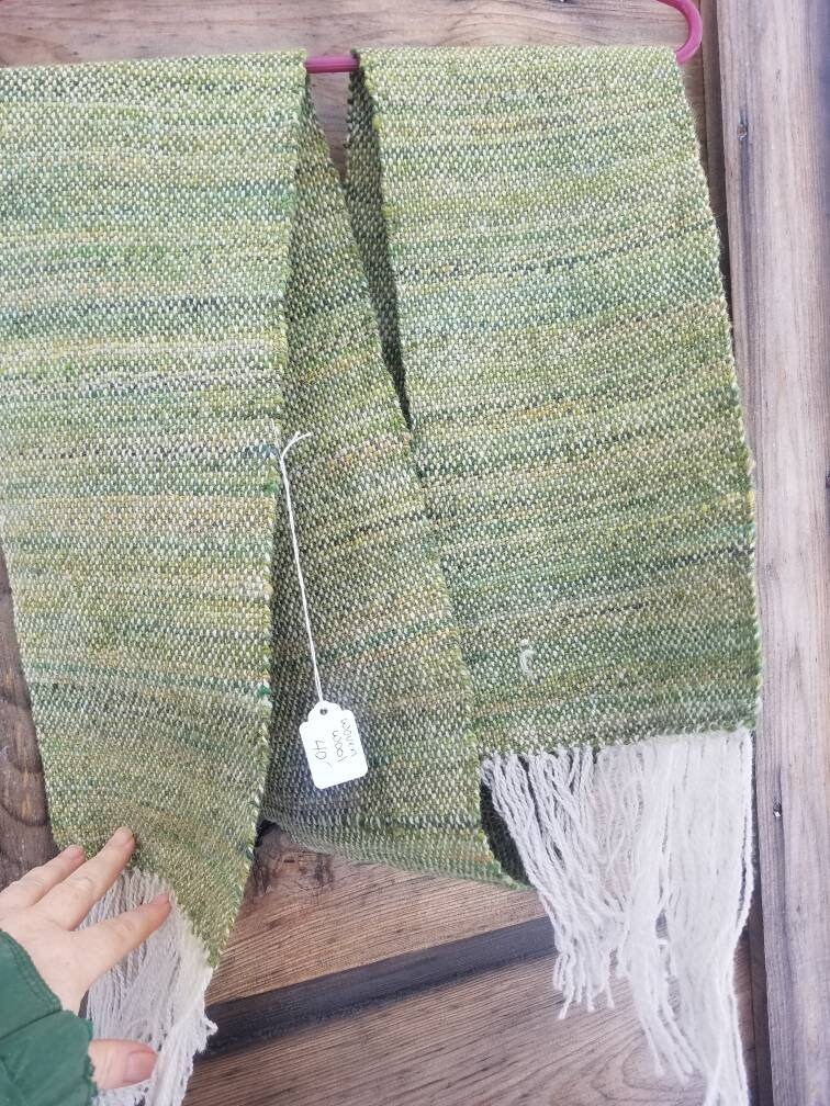 Handwoven Wool Table Runner Rustic Wool Table Runner Etsy