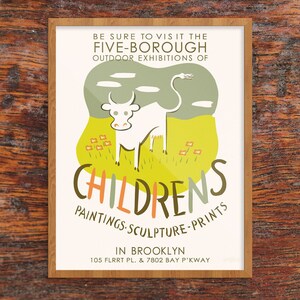 Brooklyn Children&#39;s Painting & Sculpture WPA Poster