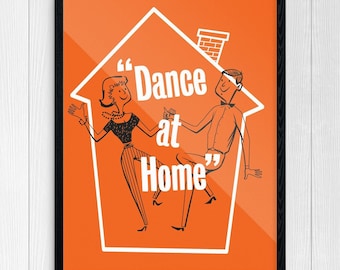 Dance at Home Print