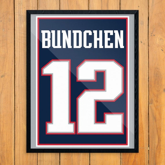 Bundchen 12 Jersey Print