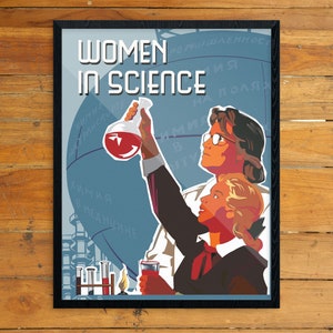 Women in Science 11 x 14 Print
