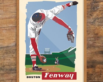 Boston Fenway Pitcher Print