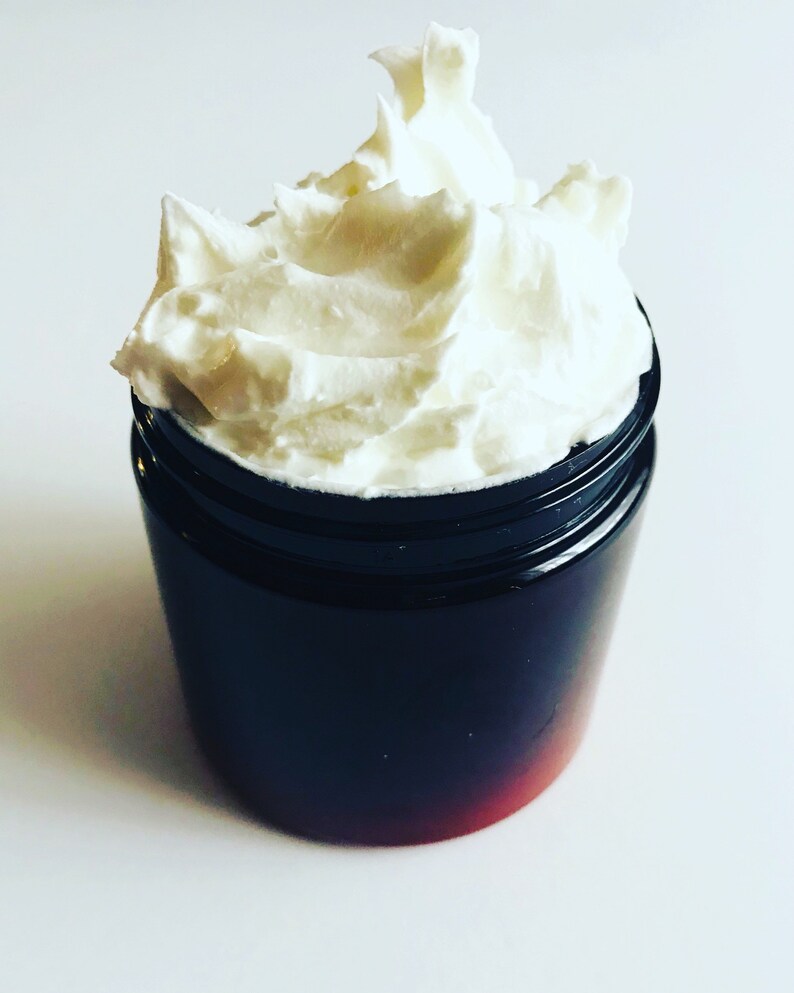 Mens Whipped Body butter, Shea butter, Vitamin E ,Essential oil, dyi, handmade, all natural, moisturizer image 1