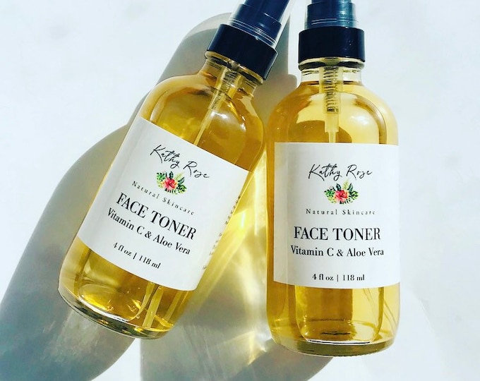 Face Toner Vitamin C Organic Skin Brightening Etsy